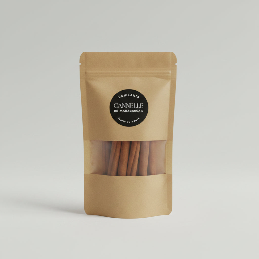 Bâtons de cannelle naturelle de Madagascar pour recettes gourmandes et pâtisserie 