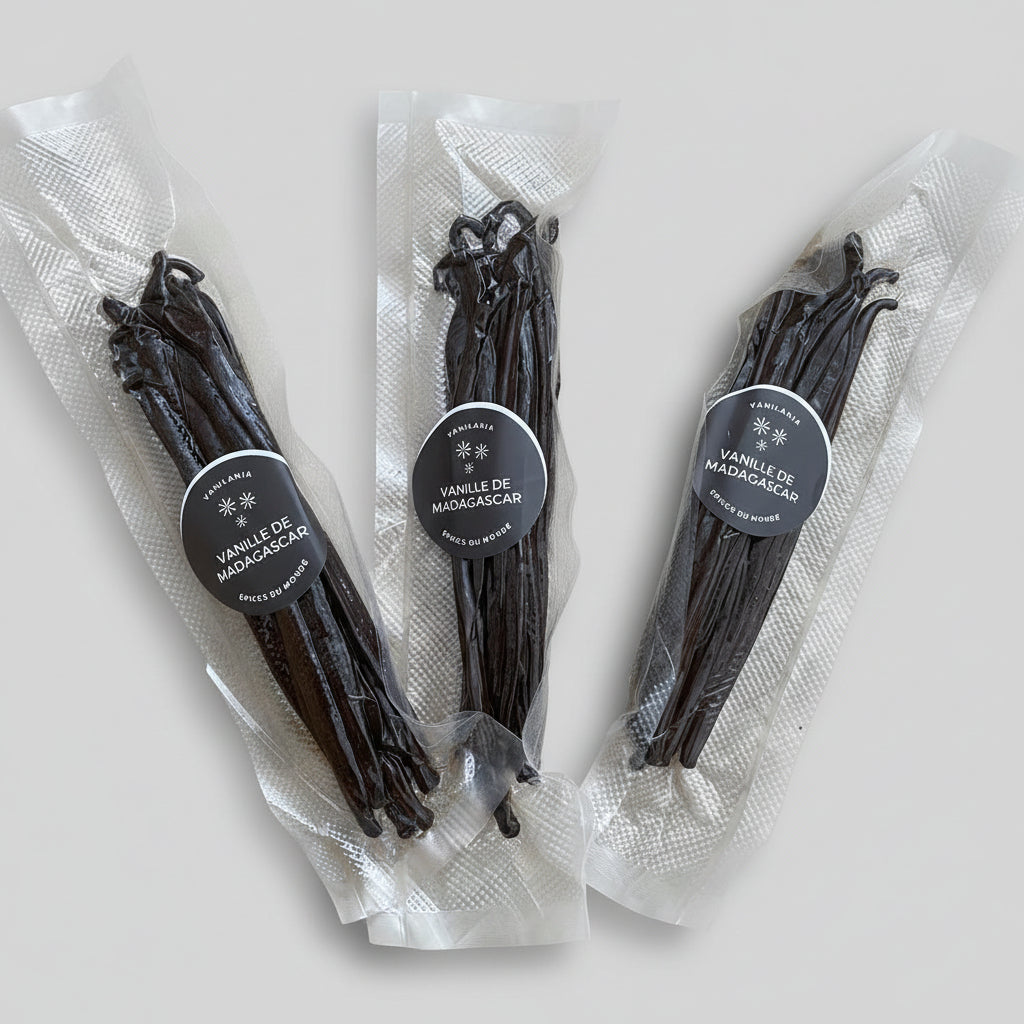 Vanille utilisée dans une recette maison gourmande 